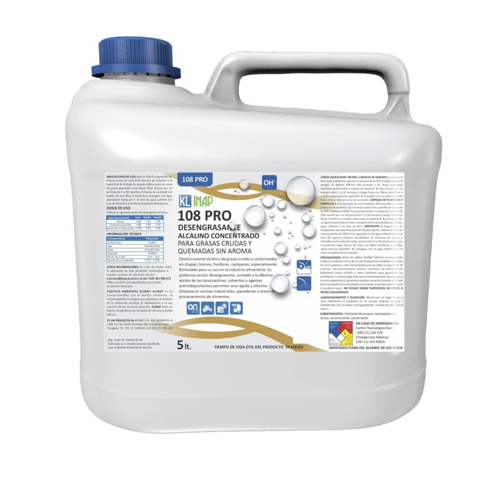 Desengrasante Alcalino 108-PRO